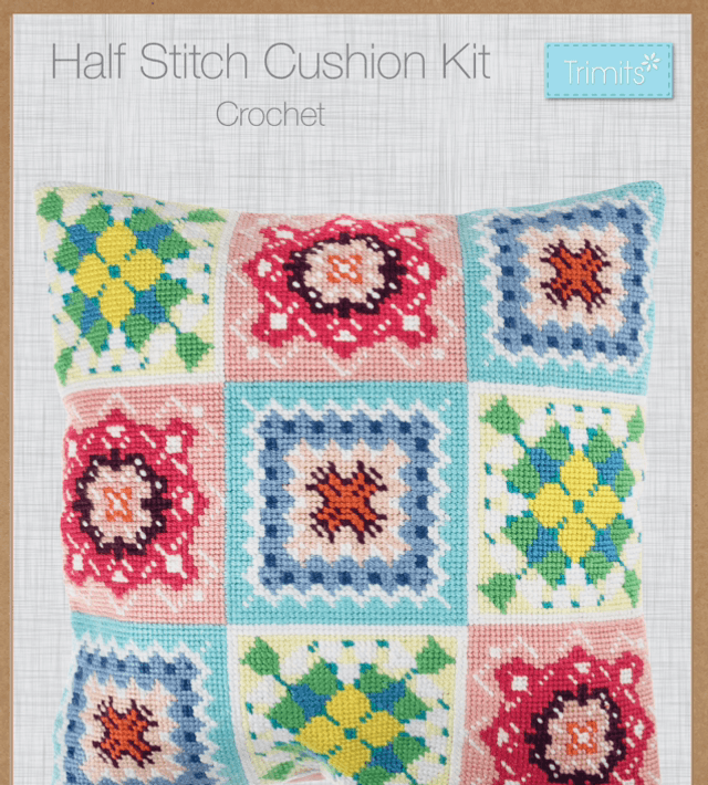 Half Stitch/ Tapestry Cushion Crochet