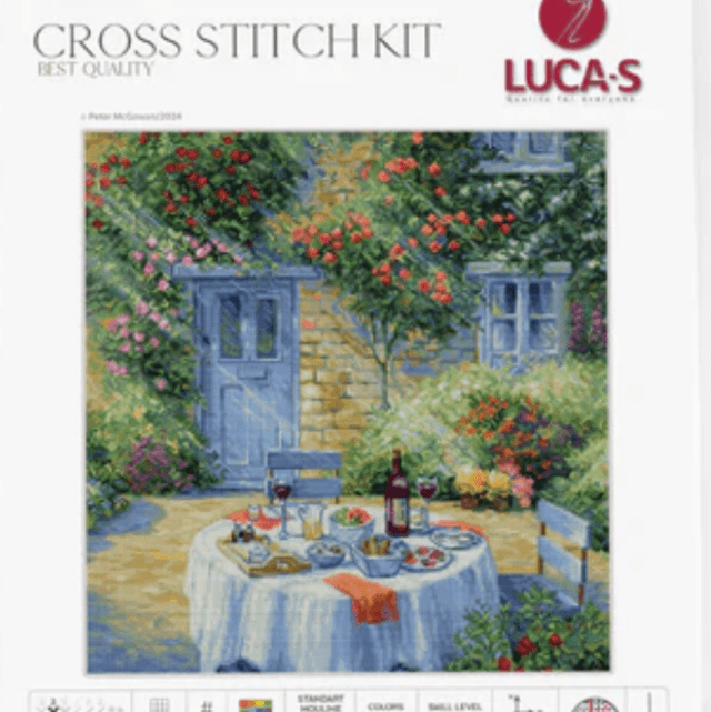 Cross Stitch Kit Luca-S - Romantic Garden