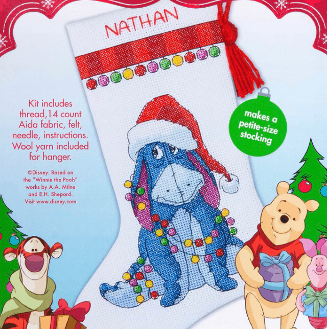 Counted Cross Stitch Kit: Stocking: Eyesore - Dimensions 