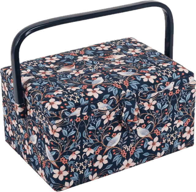 Sewing Box (M): Blossom Birds