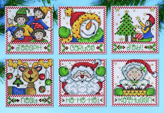 Christmas Tags Tree Ornaments Kit By Design Works