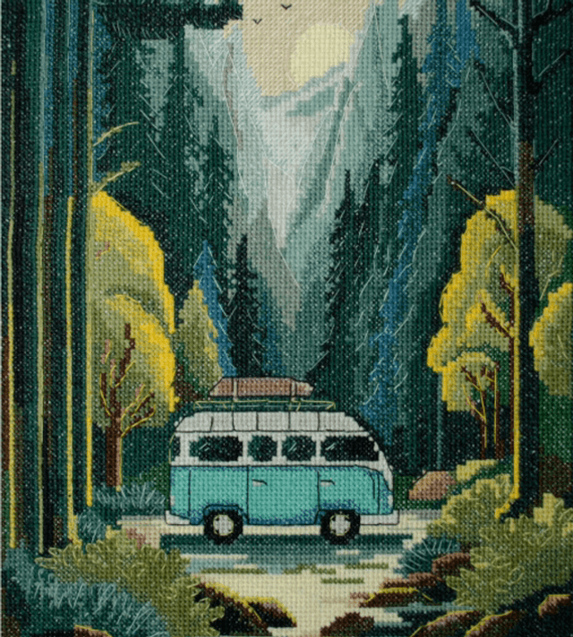 CROSS-STITCH KIT THIRST FOR ADVENTURE- Abris Art