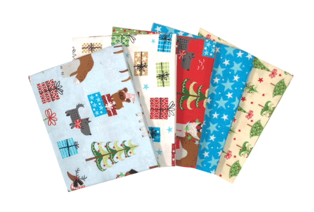 Doggie Christmas Multi – Fat Quarters (pack of 5)