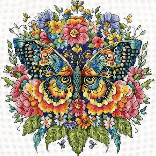 Design Works Butterfly Counted Cross Stitch Kit 
