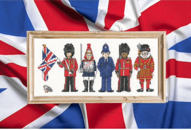 God Save The King Cross stitch by Bothy Threads