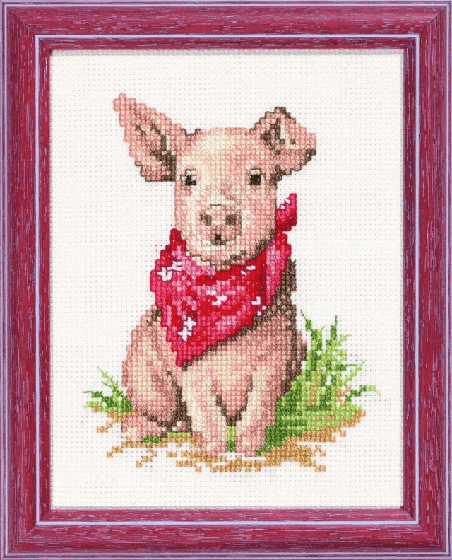 Piglet Cross Stitch Kit by Pako - 210843