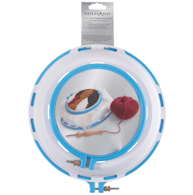 Punch Needle Hoop Stand: 3-in-1: 6in and 9in