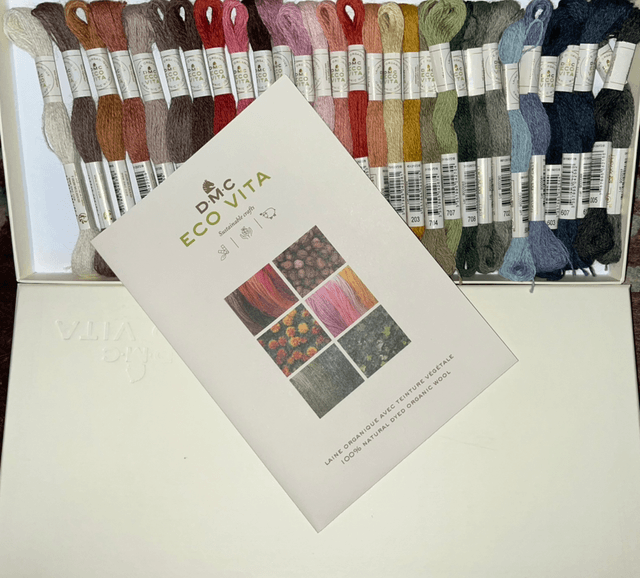 DMC Eco Vita Crewel Wool Thread Box with 30 skeins