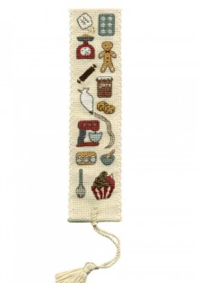 Baking Bookmark Cross Stitch Kit by Textile Heritage