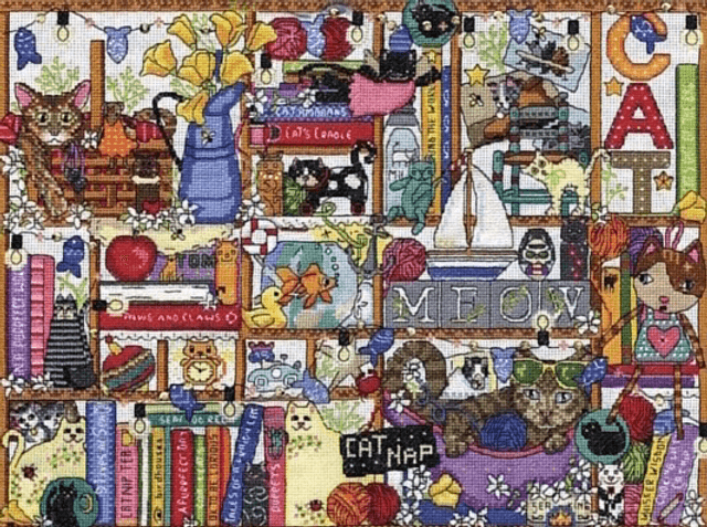 Design Works Crafts Paws and Claws Counted Cross Stitch Kit