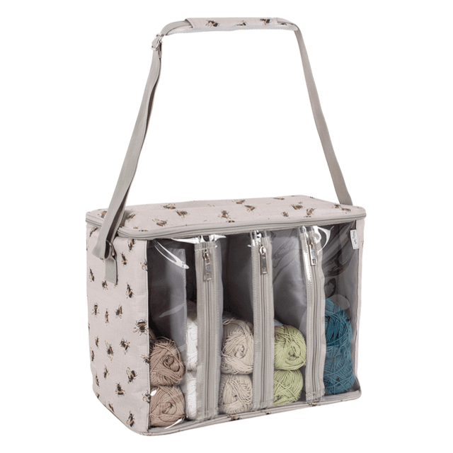 Knitting Bag with Yarn Storage: Bee 