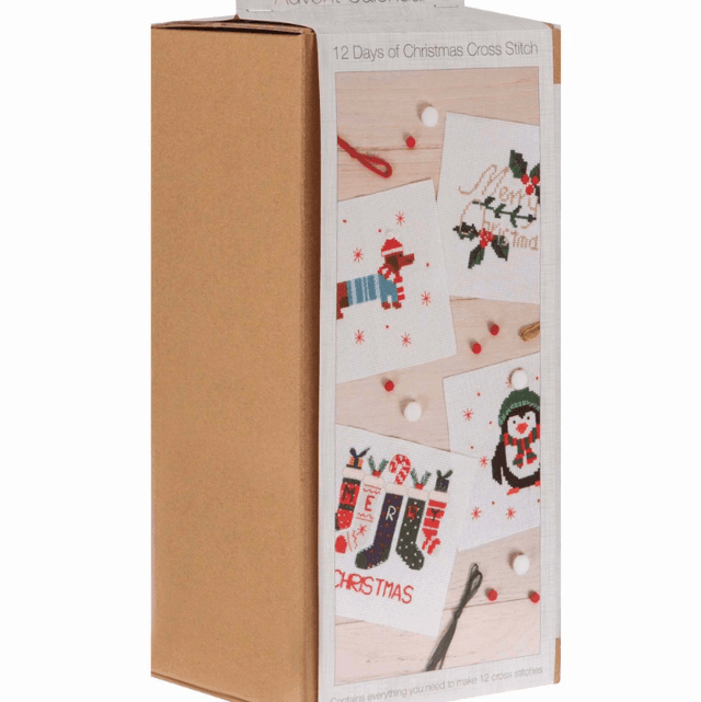 Advent Calendar: Cross Stitch Kits: 12 Doors 