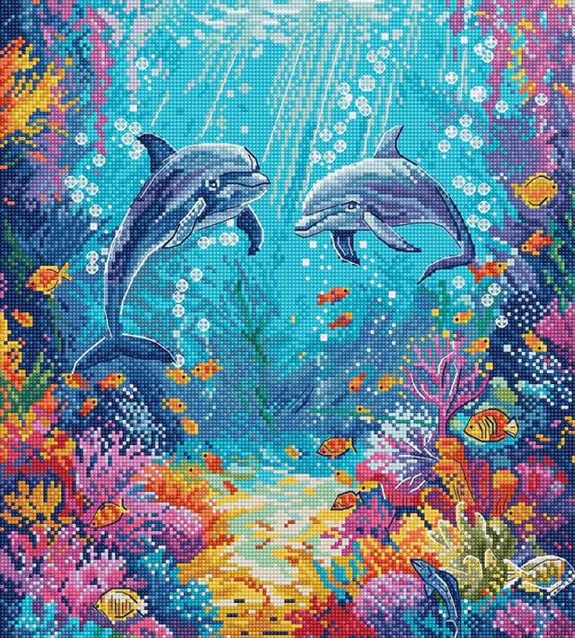 Sea Life Cross Stitch Kit - Letistitch